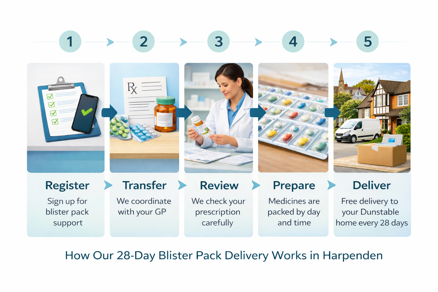 Blister Pack Pharmacy in Dunstable